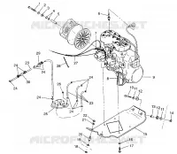 SUPPORT MOTEUR 440 LC 0972760 (4938353835C001)