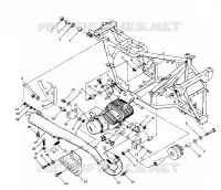 ENGINE AND SUPPORT SILENCIEUX (4913491349005A)