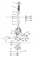 CARBURATEUR 6X6 250 W938727 (4924092409048A)