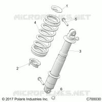 SUSPENSION ARRIERE SHOCK MOUNTING
