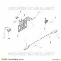 ELECTRICITE, TURN SIGNALS, HORN, AND LICENSE PLATE LIGHT