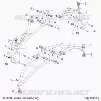 SUSPENSION AVANT A-ARM MOUNTING
