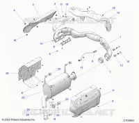 ENGINE, ECHAPPEMENT