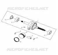 ENGINE, VILEBREQUIN AND PISTON