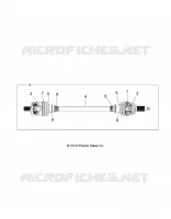 SYSTEME DE TRANSMISSION, FRONT HALF SHAFT