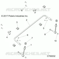 SUSPENSION, FRONT BARRE STABILISATRICE