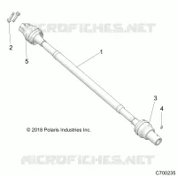 SYSTEME DE TRANSMISSION, REAR PROP SHAFT