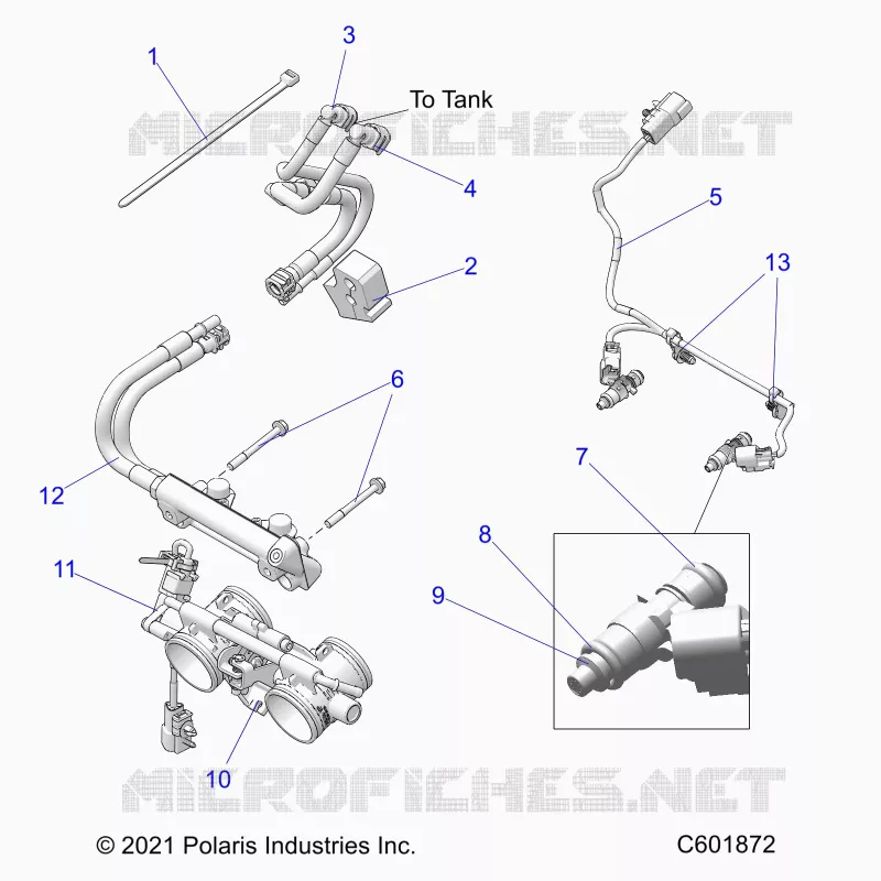 SYSTÃˆME D'ALIMENTATION, RAIL, LINES AND THROTTLE BODY