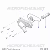 MOTEUR, WATERPUMP IMPELLER AND COVER