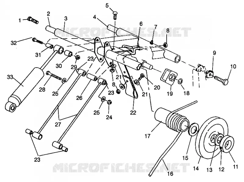 BRAS DE SUSPENSION ARRIERE 500 EFI SKS 0962574, 500 EFI RMK 0962974, AND EUROPEAN 500 (4931983198B014)