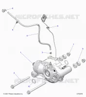 SYSTÃˆME DE TRANSMISSION, FRONT GEARCASE MOUNTING