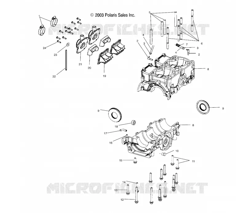 CARTERS MOTEUR (600)