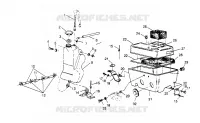 RESERVOIR D'HUILE / BOITE A AIR SPORT 0950443, SPORT TOURING 0950243  and EUROP (4928822882C009)