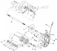 SYSTÈME DE TRANSMISSION SPORT 0960443, SPORT TOURING 0960243 AND EUROPEAN SPORT TOURING (4932223222B010)