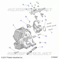 ENGINE, PRISE D'AIR MANIFOLD