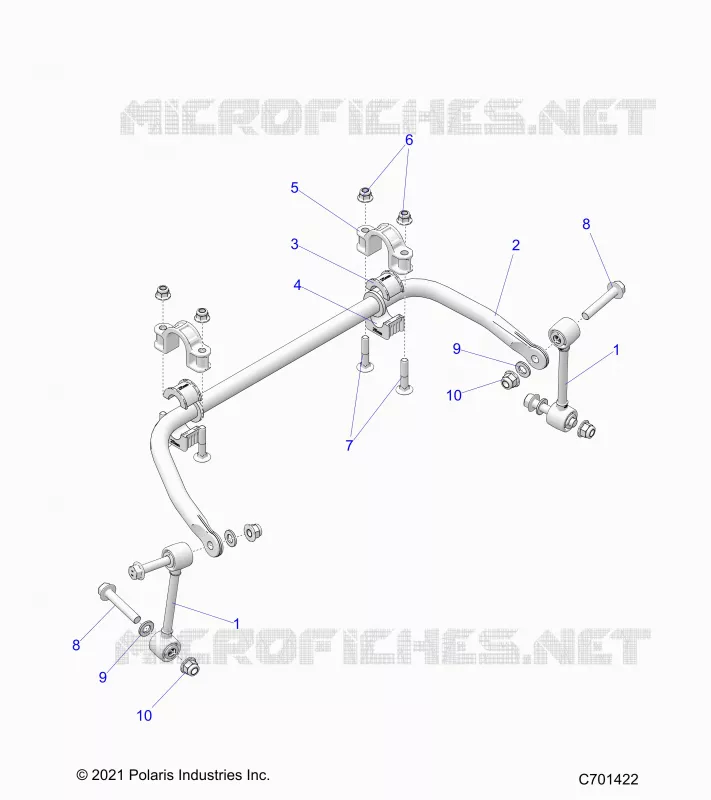 SUSPENSION, REAR BARRE STABILISATRICE