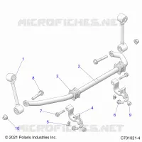 SUSPENSION, FRONT BARRE STABILISATRICE