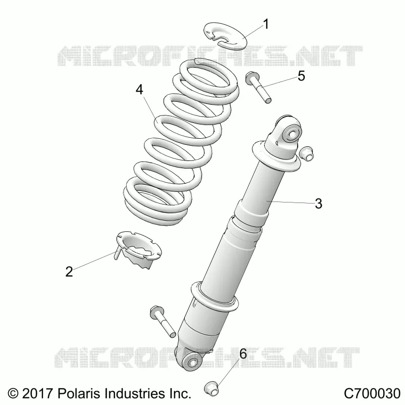 SUSPENSION ARRIERE SHOCK MOUNTING
