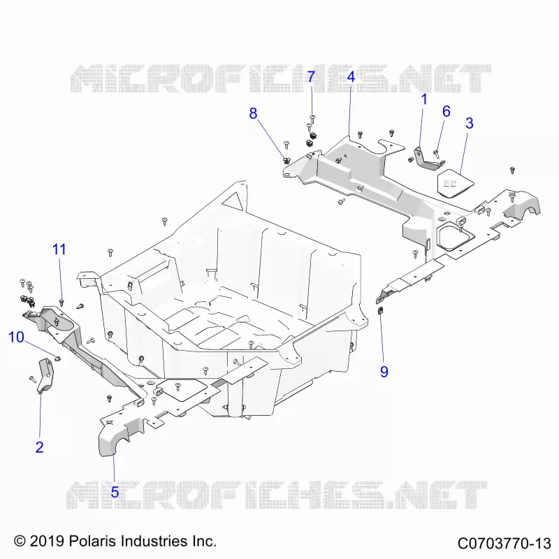 CARROSSERIE ARRIERE RACK, MOUNTING