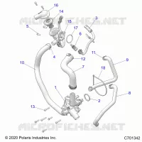 MOTEUR, WATERPUMP AND BYPASS