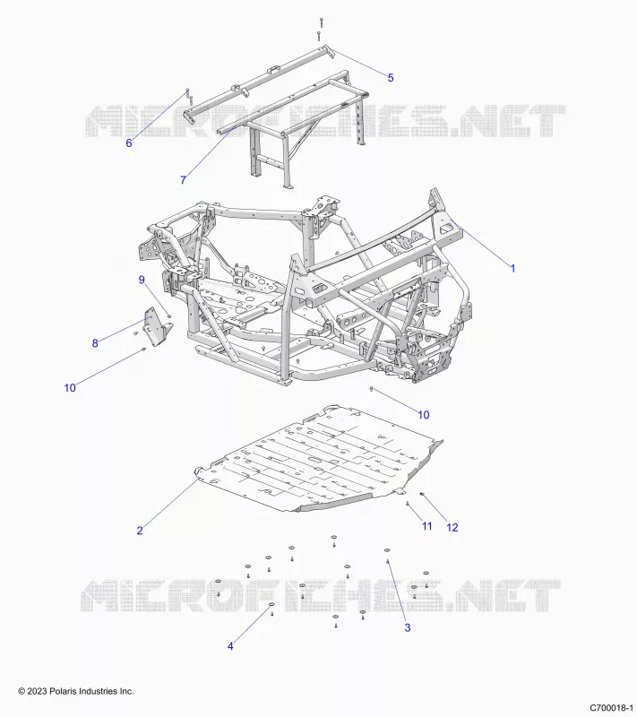 CHASSIS, MAIN FRAME AND SKID PLATES