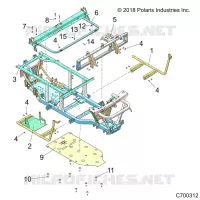 CHASSIS, FRAME AND FRONT BUMPER