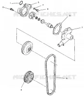 POMPE A EAU 440 XCR 0941760 (4925182518034A)