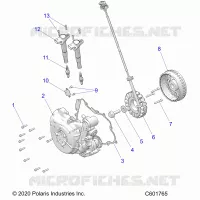 ELECTRICITE, IGNITION SYSTEM, W/STATOR COVER