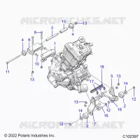 MOTEUR, MOUNTING & LONG BLOCK