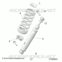 SUSPENSION, AMORTISSEUR AVANT MOUNTING