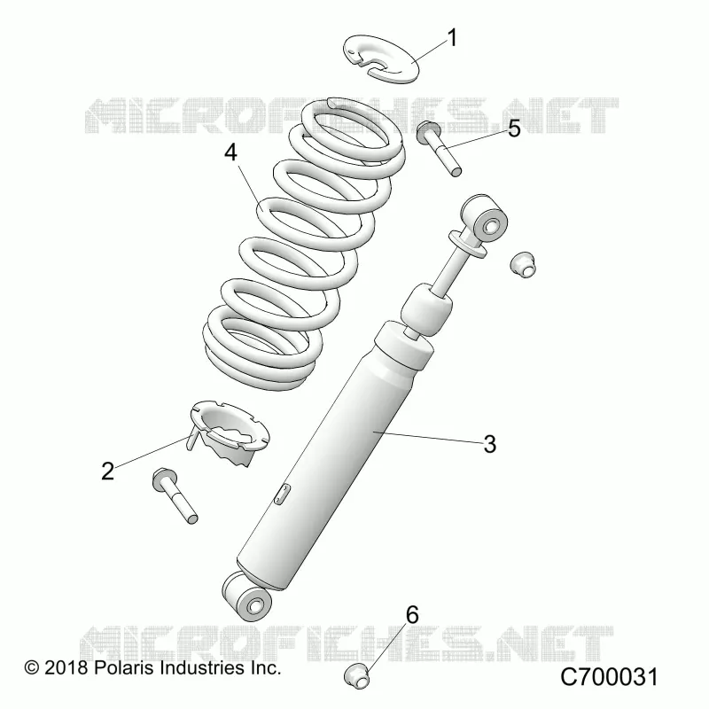 SUSPENSION, AMORTISSEUR AVANT MOUNTING