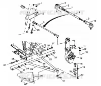 TRIANGLES SUSPENSIONS  SPORTSMAN 500 W969244 and SWEDISH SPORTSMAN 500 S96924 (4936093609C001)