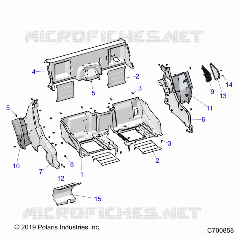CARROSSERIE ARRIERE CLOSEOFF AND FENDERS