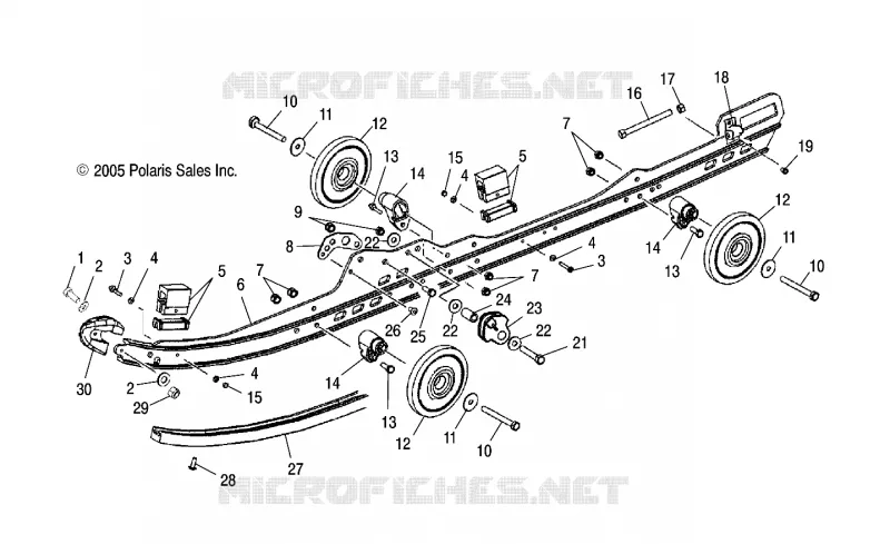 SUSPENSION, FIXATION RAIL