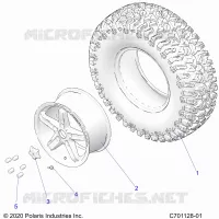 ROUES, FRONT/REAR