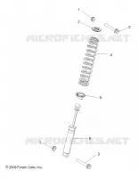 SUSPENSION ARRIERE SUPPORT AMORTISSEUR 