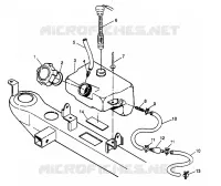 RESERVOIR D'HUILE ASSEMBLY 4x4 300 W958130 (4930183018A013)