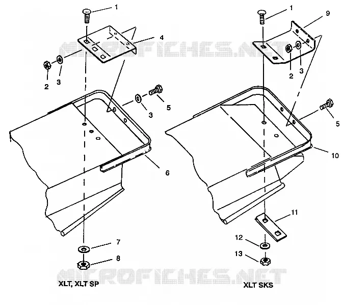 HITCH ASSEMBLY XLT E940767,  XLT SP E940667    XLT SKS E940567 (49274227420031)