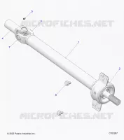 SYSTÃˆME DE TRANSMISSION, PROP SHAFT,MID, BEARING