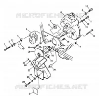SUPPORT PONT ET FREIN Sport 400L W98BA38C (4947234723B013)