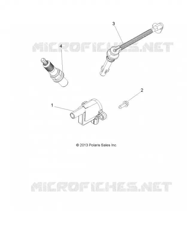 ELECTRICITE, IGNITION COIL, WIRE AND SPARK PLUG