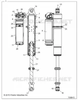 SUSPENSION, AMORTISSEUR AVANT