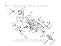 BRAS DE SUSPENSION AVANT  500 SP/500 SKS (4921262126029A)