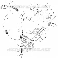 SYSTÈME DE REFROIDISSEMENT SL 700 B974071, Intl. SL 700 I974071, SL 700 Deluxe B974072 (4940874087B011)
