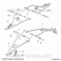 SUSPENSION AVANT CONTROL ARMS