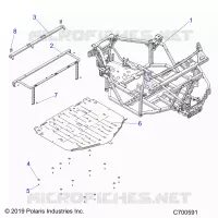 CHASSIS, MAIN CADRE