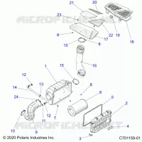 ENGINE, PRISE D'AIR SYSTEM