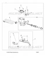 BRAKES, FRONT BRAKE LEVER AND MAITRE CYLINDRE