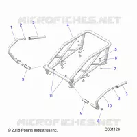 CHASSIS, RACK AND PASSENGER HAND HOLD