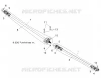 DRIVE TRAIN, FRONT AND REAR ARBRE DE TRANSMISSION